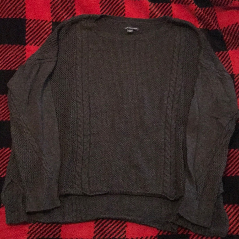 American Eagle xlarge charcoal grey sweater